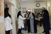 امام جمعه از کارمندان رادیولوژی تجلیل نمود