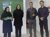 تجلیل از کارمند گارگزینی به مناسبت روزکارگزینی و منابع انسانی 