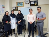 رئیس بیمارستان از کارشناسان ایمنی و آتش نشانی تجلیل کرد